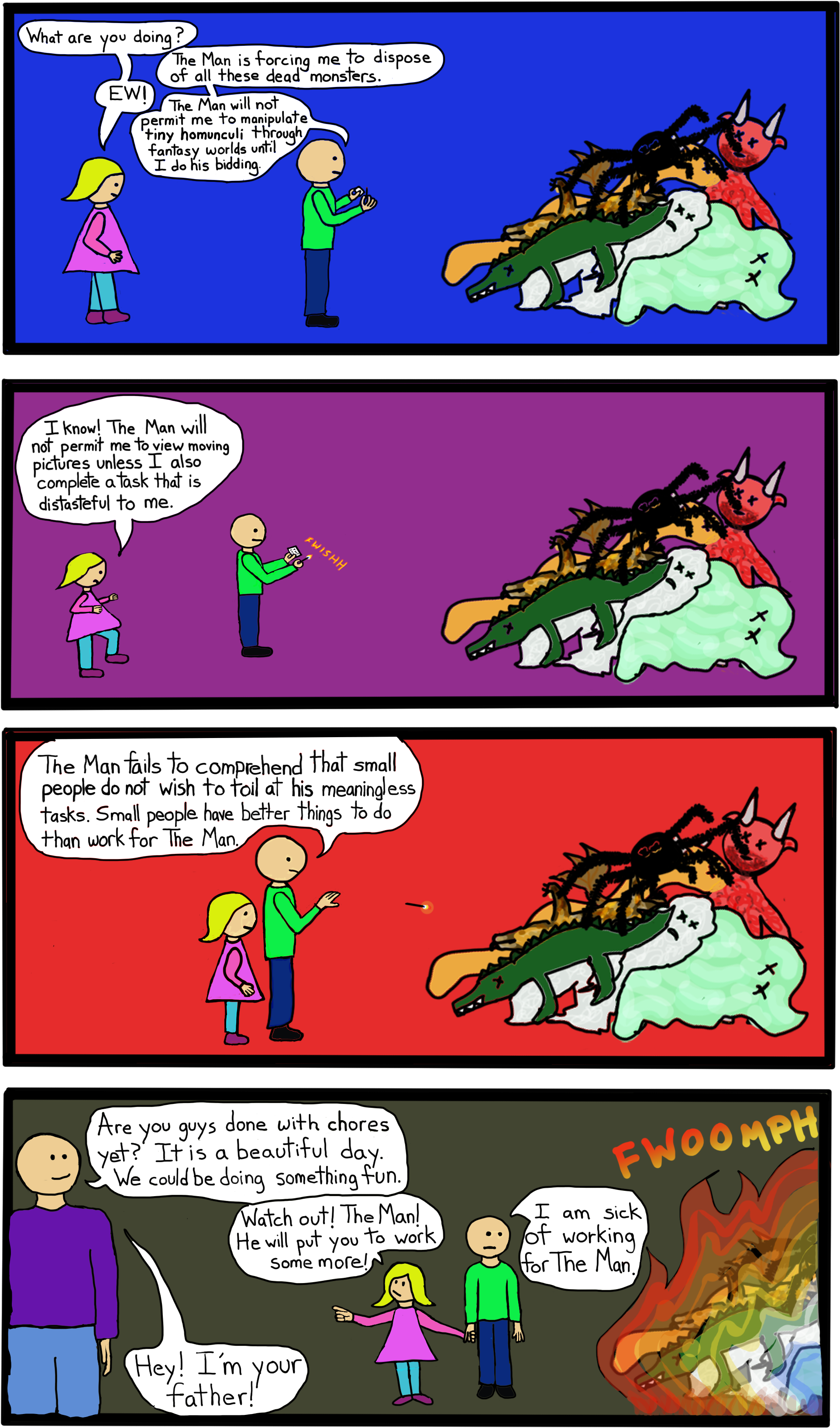 Any Day You Can Use The Word "homunculi" Is A - Comics (2200x3500), Png Download