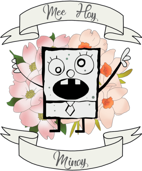 Aesthetic Doodlebob (465x750), Png Download