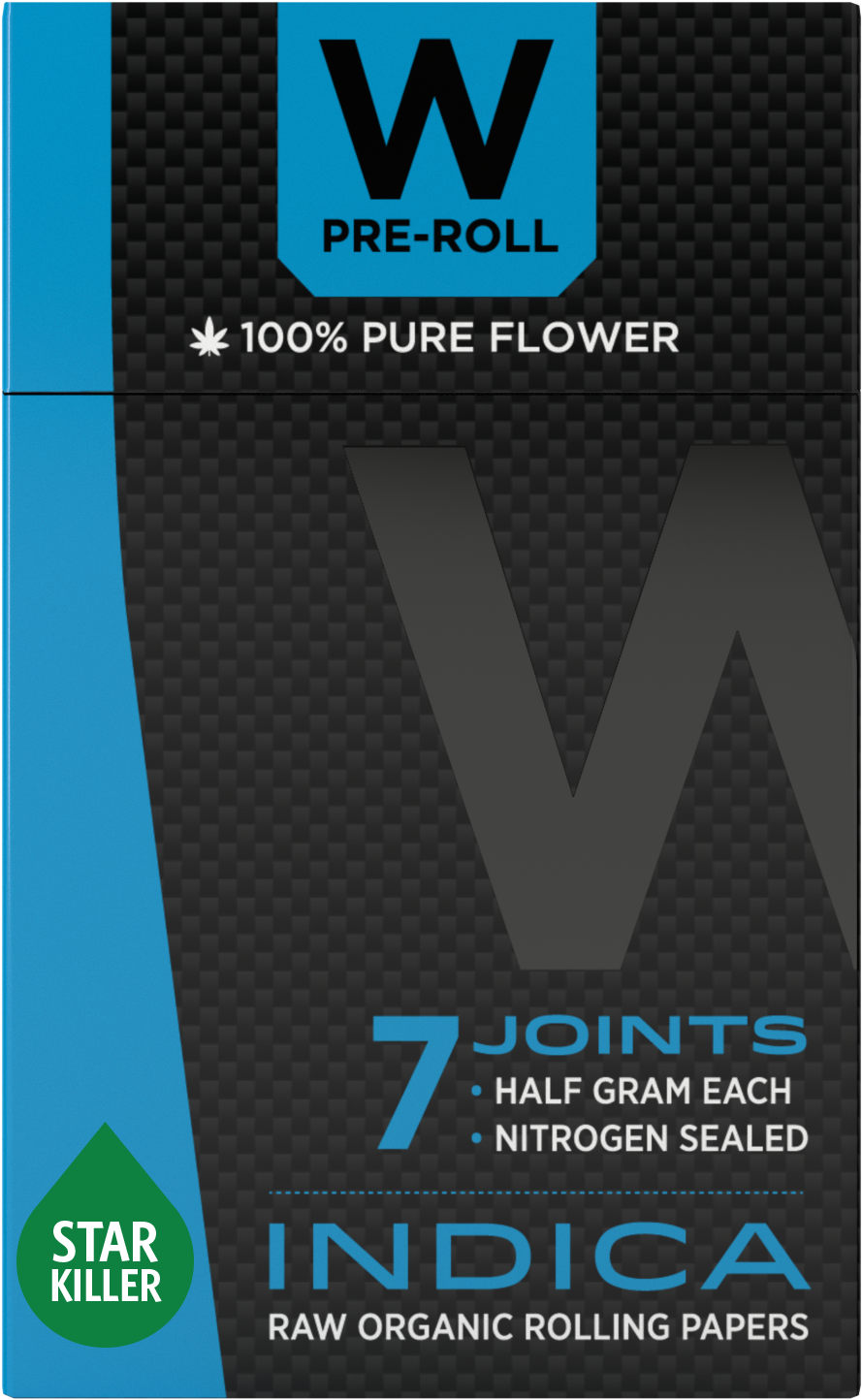 Star Killer Indica Pre Roll 7 Pack By W Vapes - Graphic Design (1999x1999), Png Download