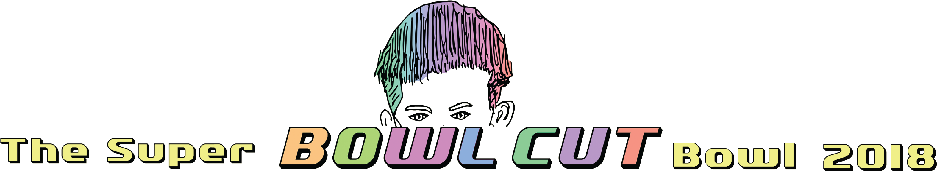 The Super Bowl Cut Bowl - Bowl (3262x726), Png Download