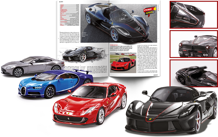 Un Modellino E Un Fascicolo Di Approfondimento" Image="https - Supercars Piano Dell Opera (716x451), Png Download