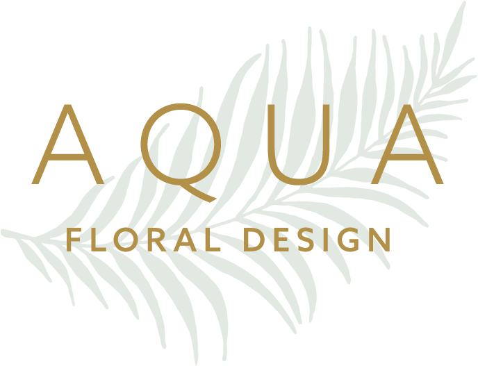 Aqua Primary Logo Gold Color Med - Design (700x536), Png Download