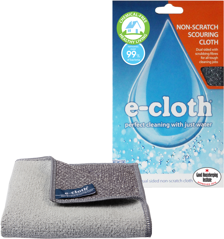 Non Scratch Scouring Cloth - E-cloth Non-scratch Scouring Cloth (800x865), Png Download