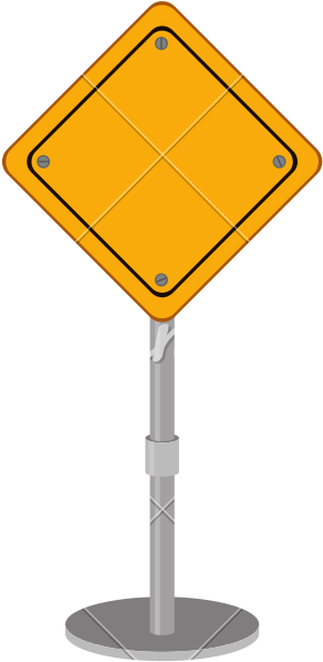 Blank Road Sign Png Vector Library - Blank Road Sign Png (800x800), Png Download