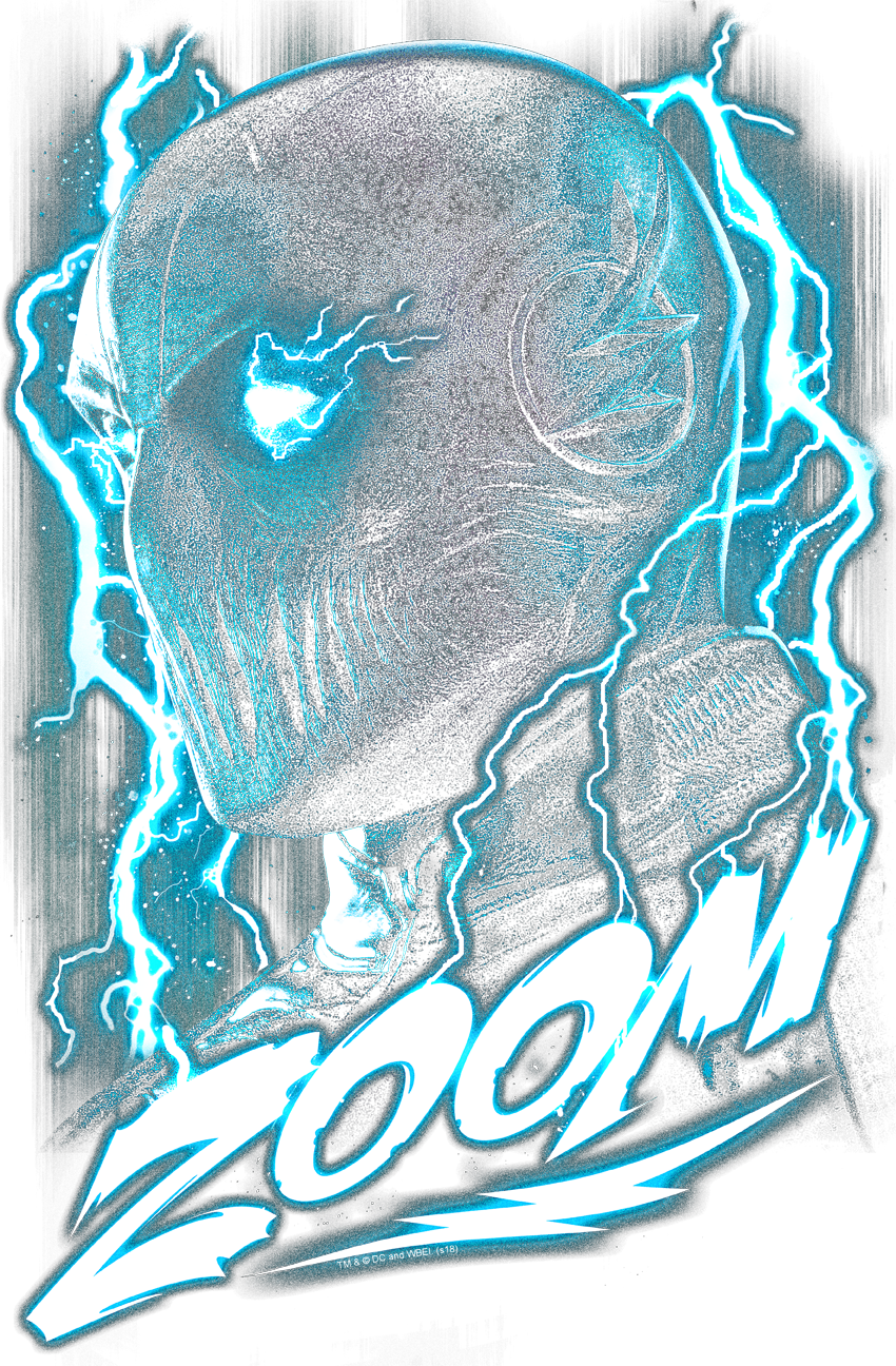 The Flash Zoom Youth T Shirt - Illustration (850x1296), Png Download