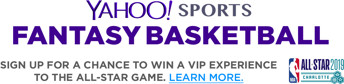 Yahoo Fantasy Basketball Transparent Background - Nba (1252x351), Png Download