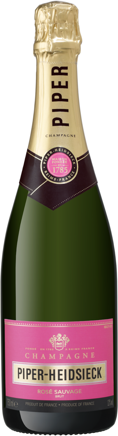 Piper Heidsieck Rosé Sauvage Nv - Piper Heidsieck Rose Sauvage (429x1477), Png Download
