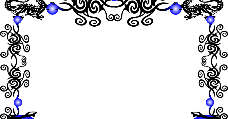 China Frames And Borders (800x420), Png Download