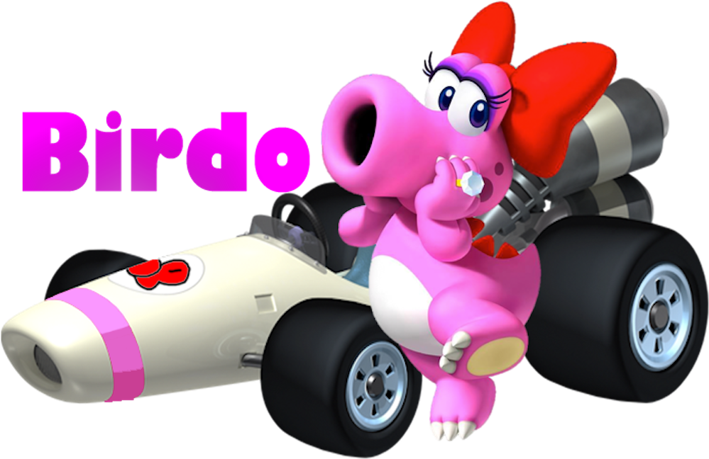 Birdo Images Birdo Wih Her B-dasher In Mk7 - Mario Kart Hd (1024x670), Png Download