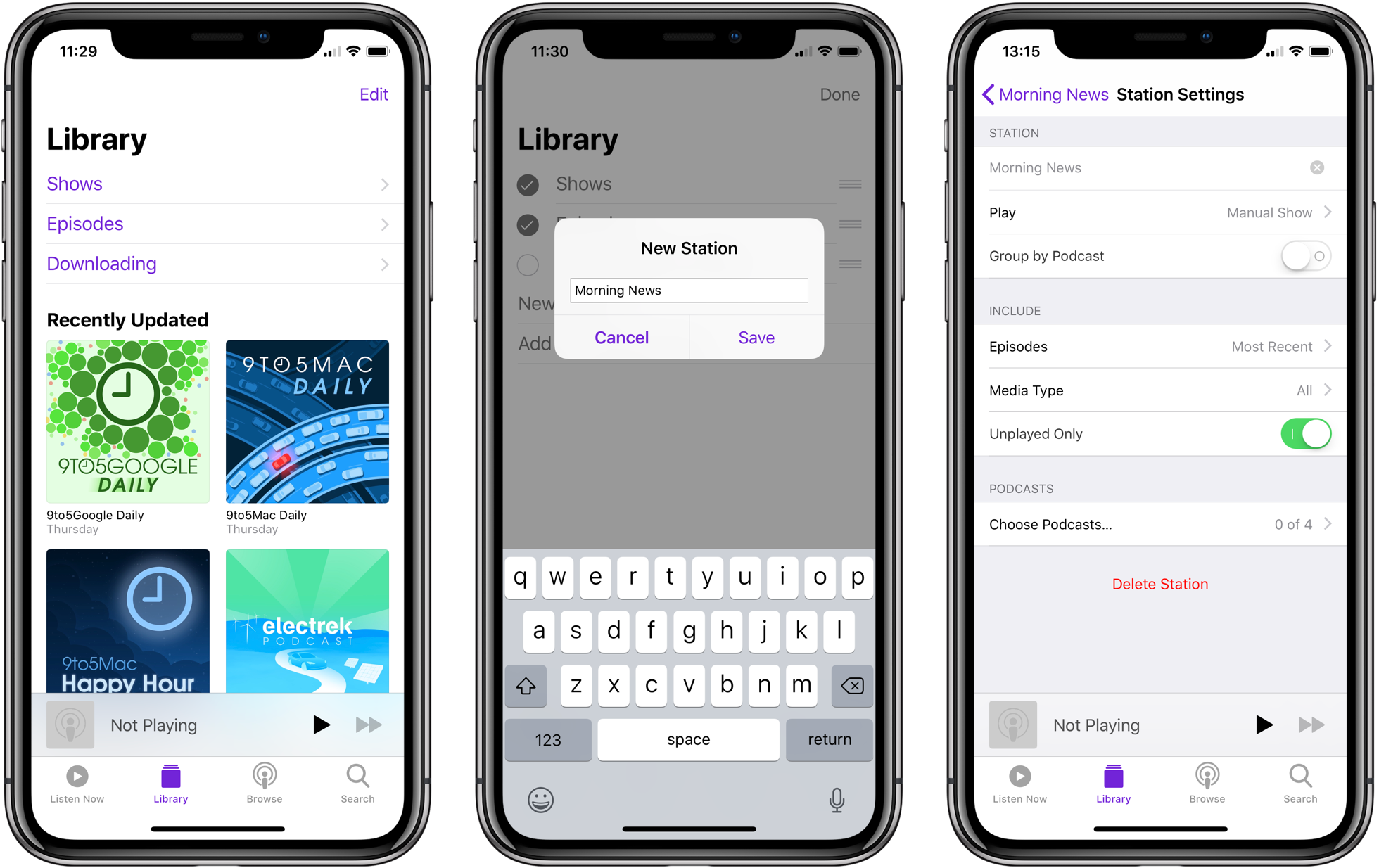 How To Use Podcasts Stations To Play Episode Playlists - 1password Ios 12 Autofill (1960x1234), Png Download