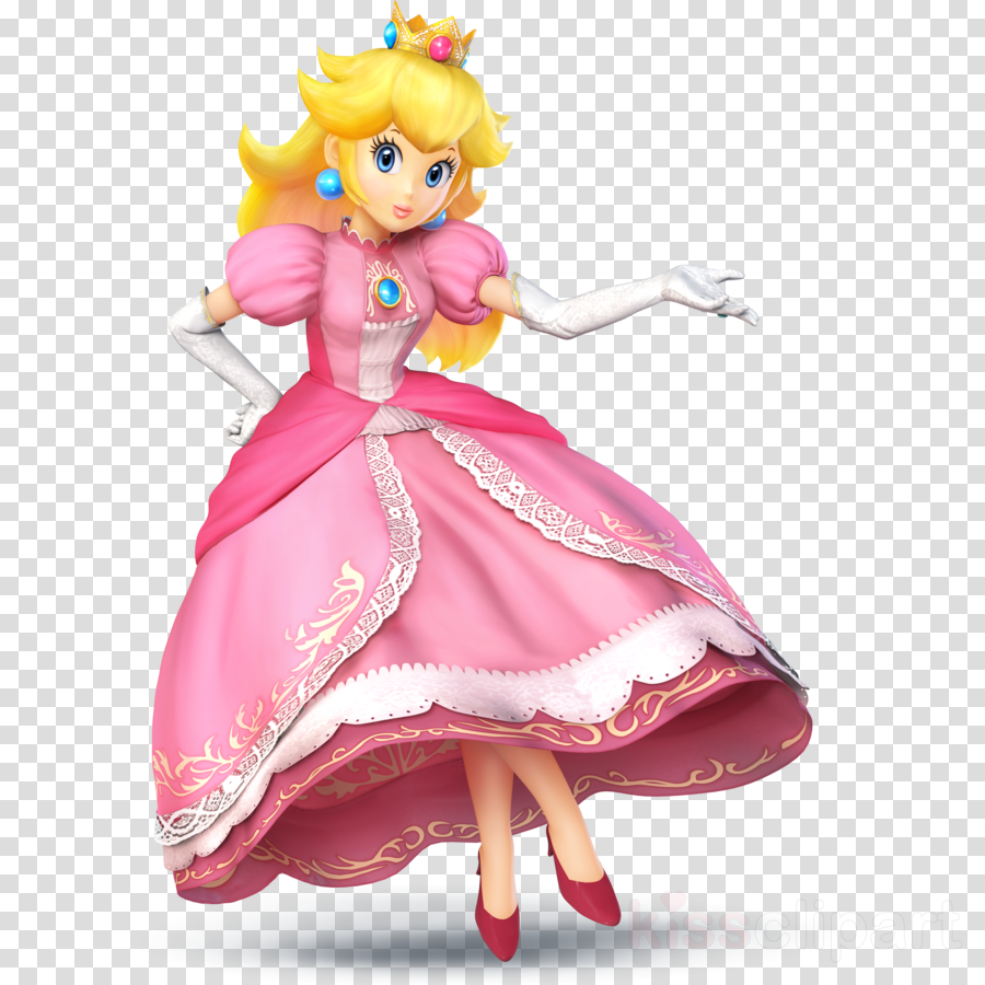 Princess Peach Clipart Super Princess Peach Mario - Peach Super Smash Bros Wii U (900x900), Png Download