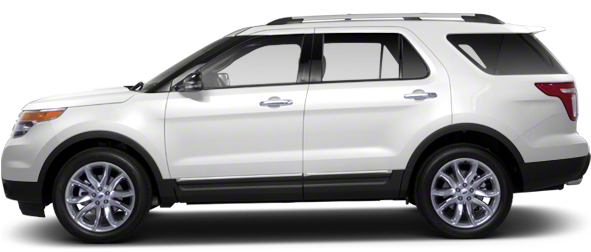 Pre-owned 2012 Ford Explorer Limited - Ford Explorer Chevrolet Traverse (640x480), Png Download