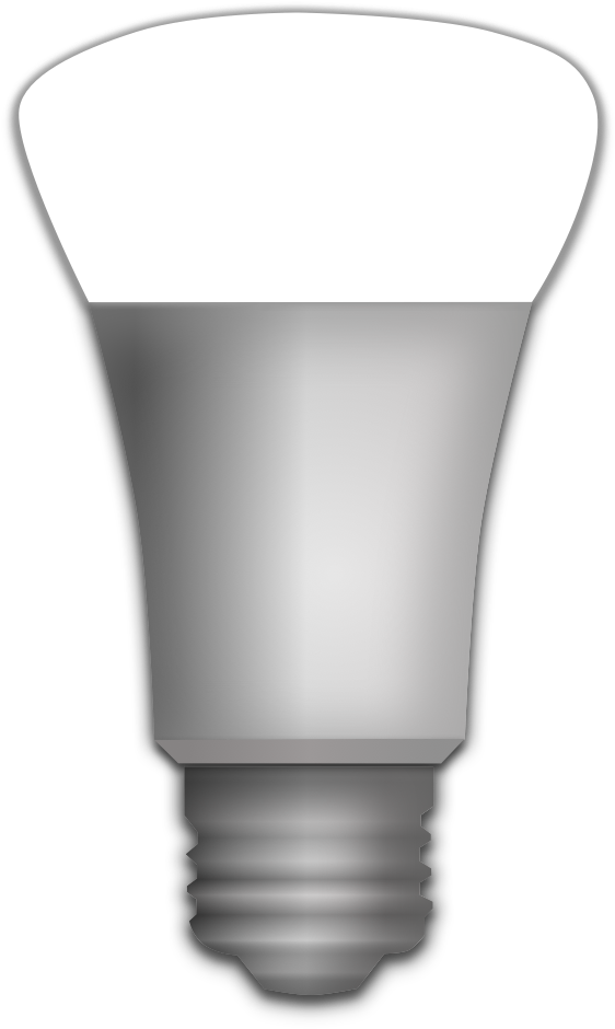Hue Menu - Incandescent Light Bulb (1200x1200), Png Download
