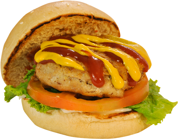 Chicken Turkey Burger Quarter Pounder At Taters Davao - Cheeseburger (1024x668), Png Download