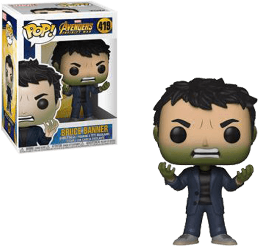 Infinity War S2 - Funko Pop Bruce Banner Infinity War (709x709), Png Download