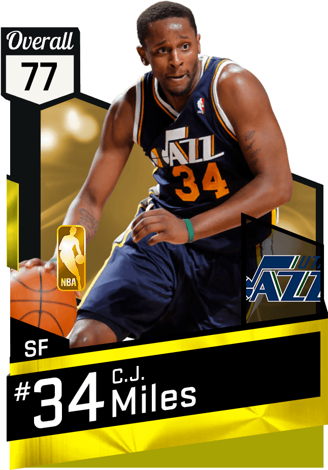 C - J - Miles - Basketball Player Cj Miles (651x941), Png Download