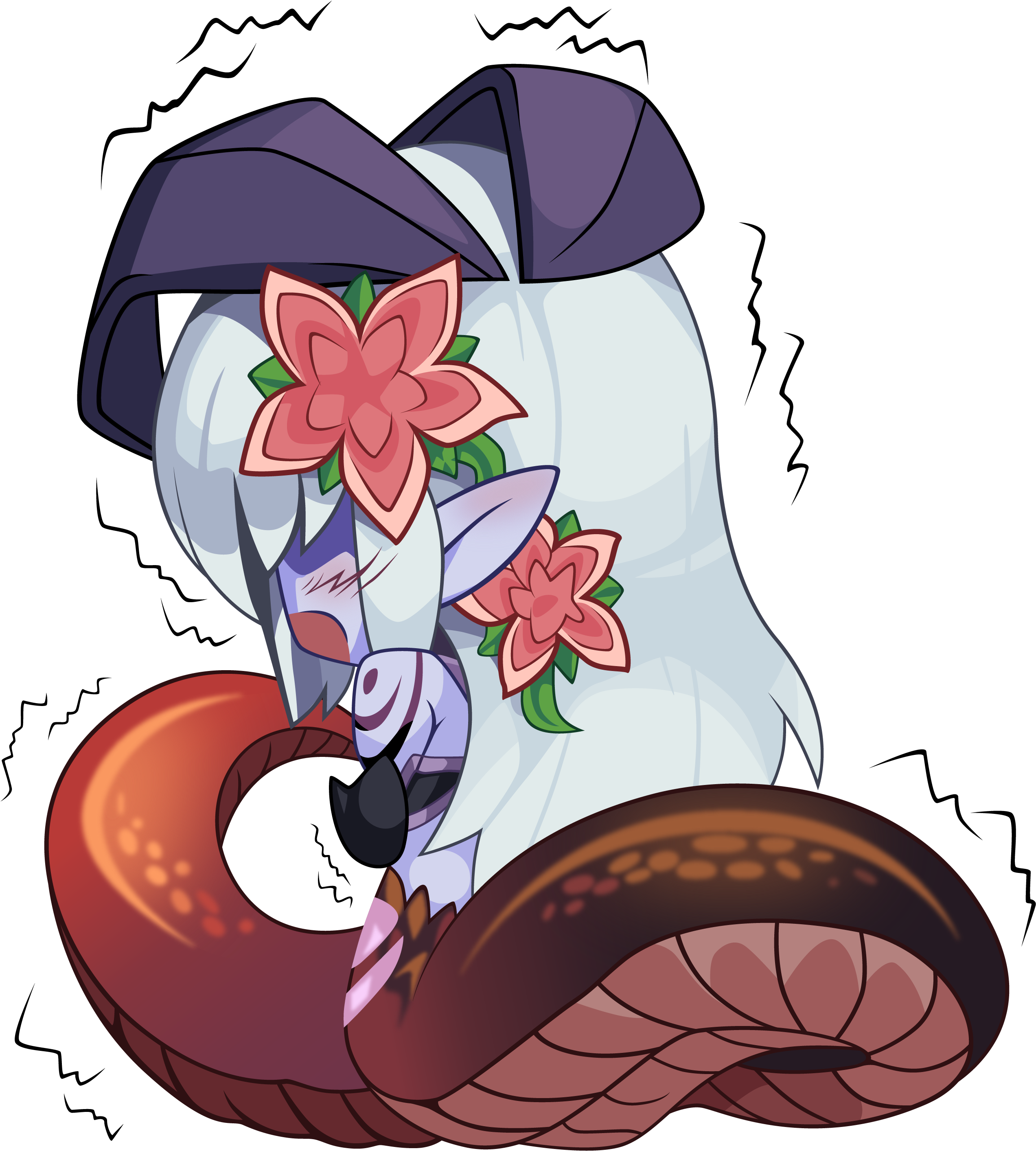 Bananas Vector Banana Clipart - Monster Girl Quest Chibi Gif (3658x3533), Png Download