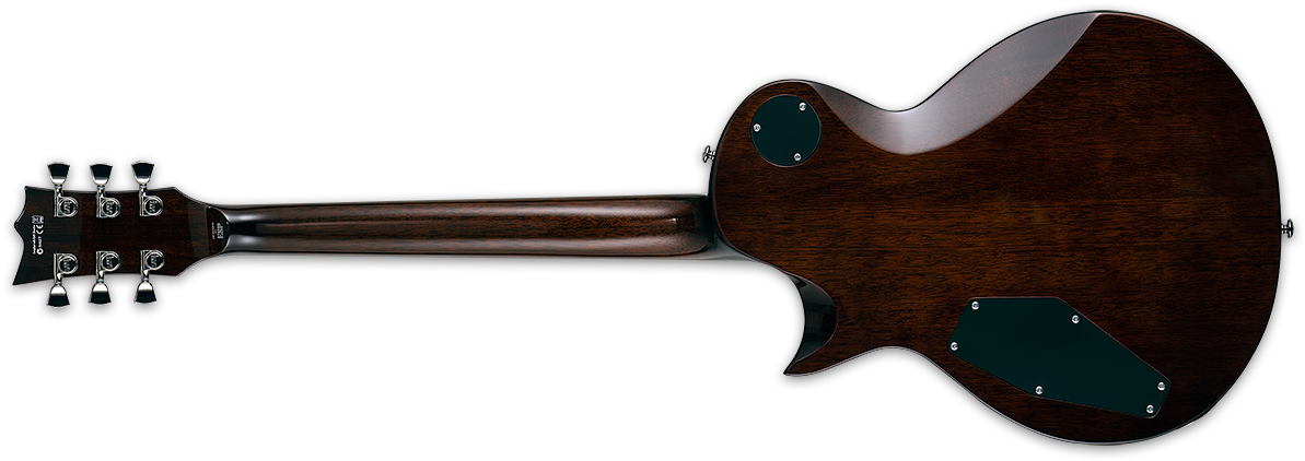 Guitars In The Ltd Ec-1000 Series Are Designed To Offer - Ltd Ec 100qm Lh Stbc (1200x434), Png Download