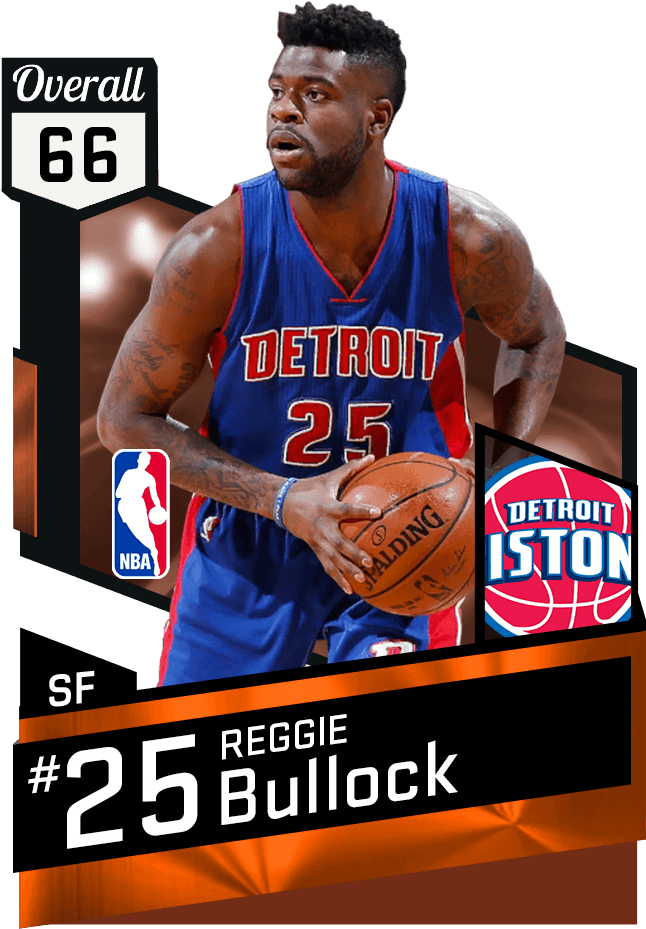 Reggie Bullock - Sean Kilpatrick Nba 2k17 (651x941), Png Download