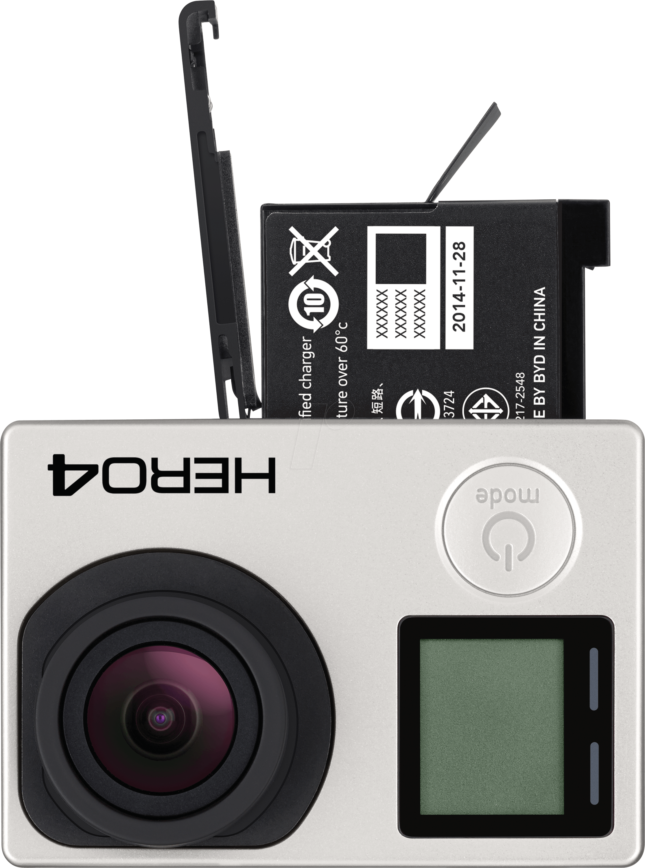 Rechargeable Battery Gopro Ahdbt 401 Eu - Gopro Ahdbt-401 Hero4 Rechargeable Battery (2230x2999), Png Download