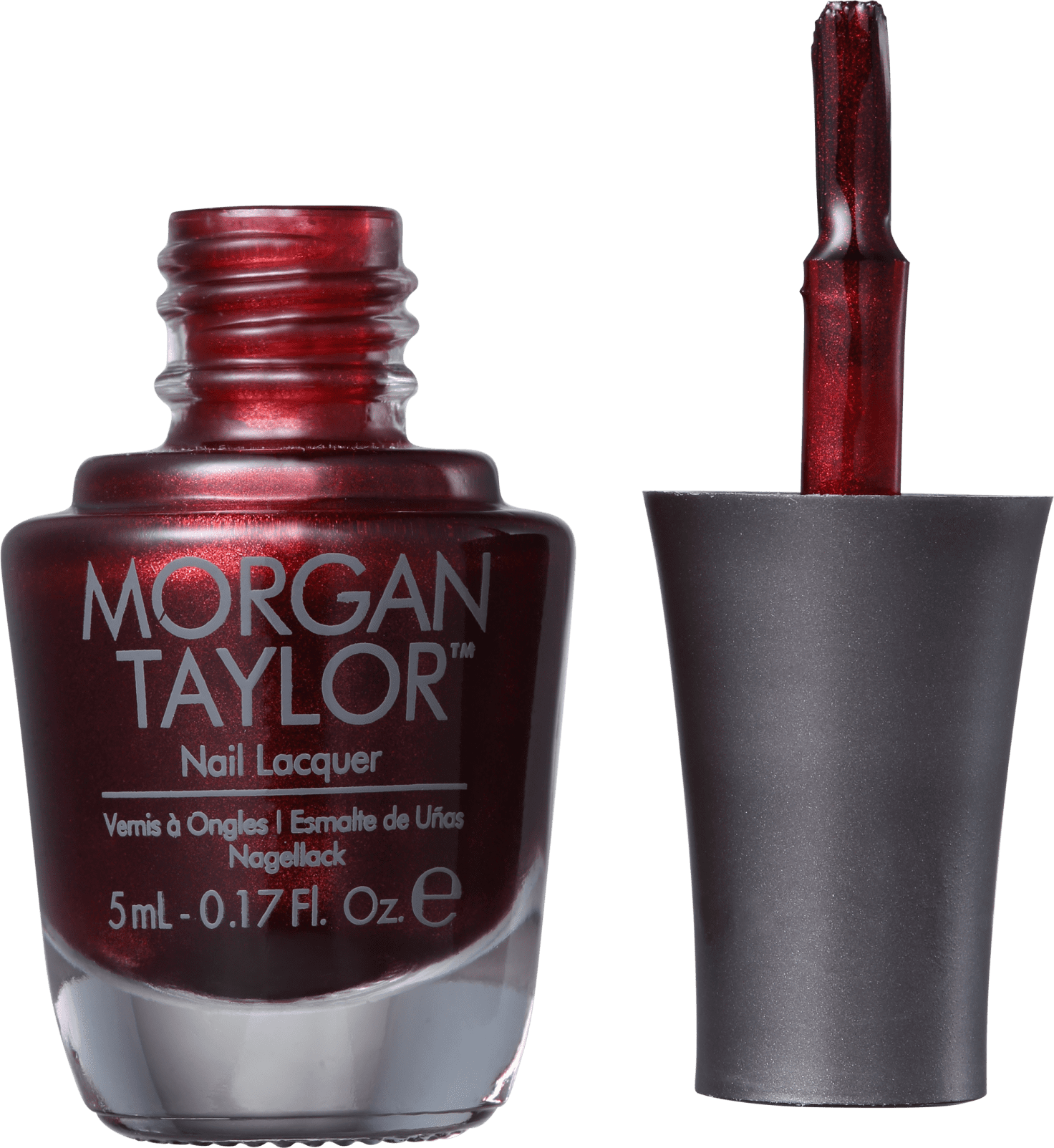 Morgan Taylor Mini Poison Apple - Morgan Taylor Cherry Applique Nail Lacquer 15ml (1472x1603), Png Download