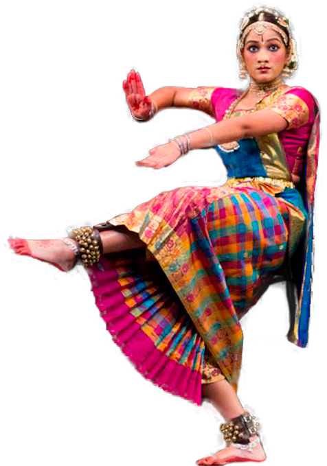 Clip Art Indian Man Dancing - Indian Classical Dance Png (486x688), Png Download