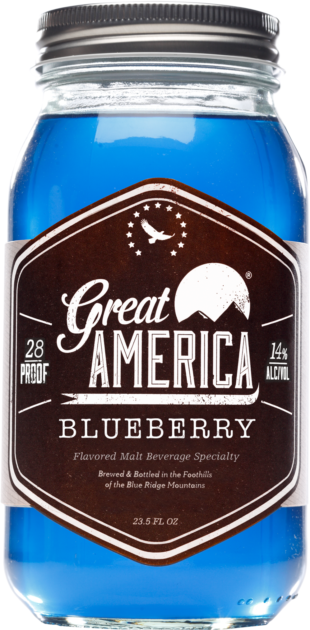 For A Completely Unique Taste, Try Our Blueberry - Great America Moonshine Blueberry (1088x2100), Png Download