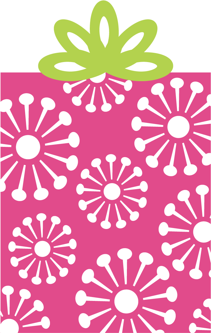 Mom Happy Birthday Source - Pink Birthday Present Clip Art (1200x1200), Png Download