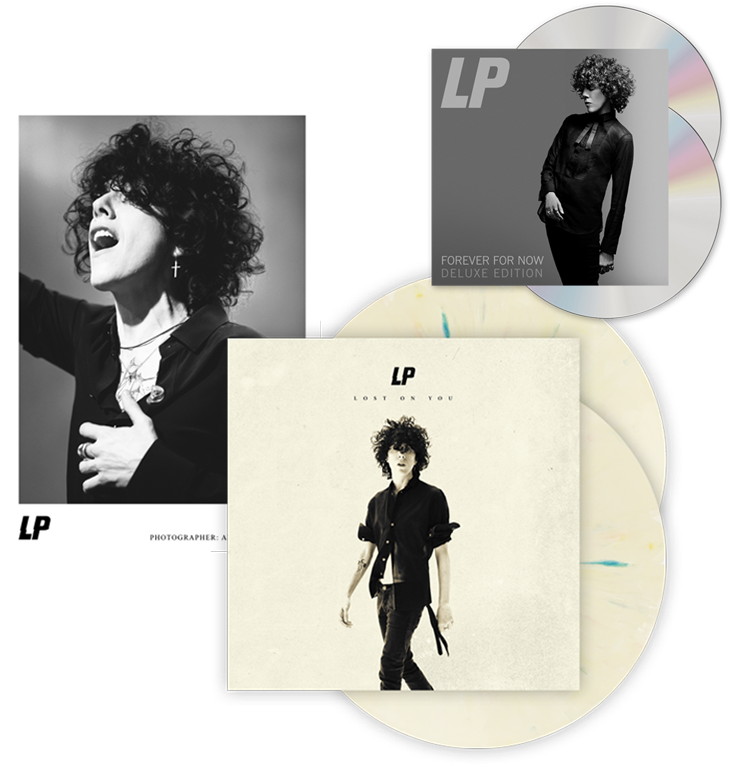 Buy Online Lp - Lp Lost On You Colored Vinyl (800x800), Png Download