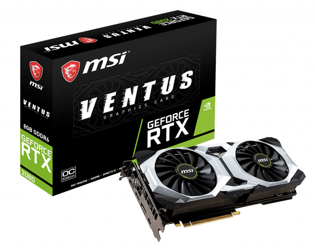 Geforce Rtx 2080 Ventus 8g Oc (1024x820), Png Download