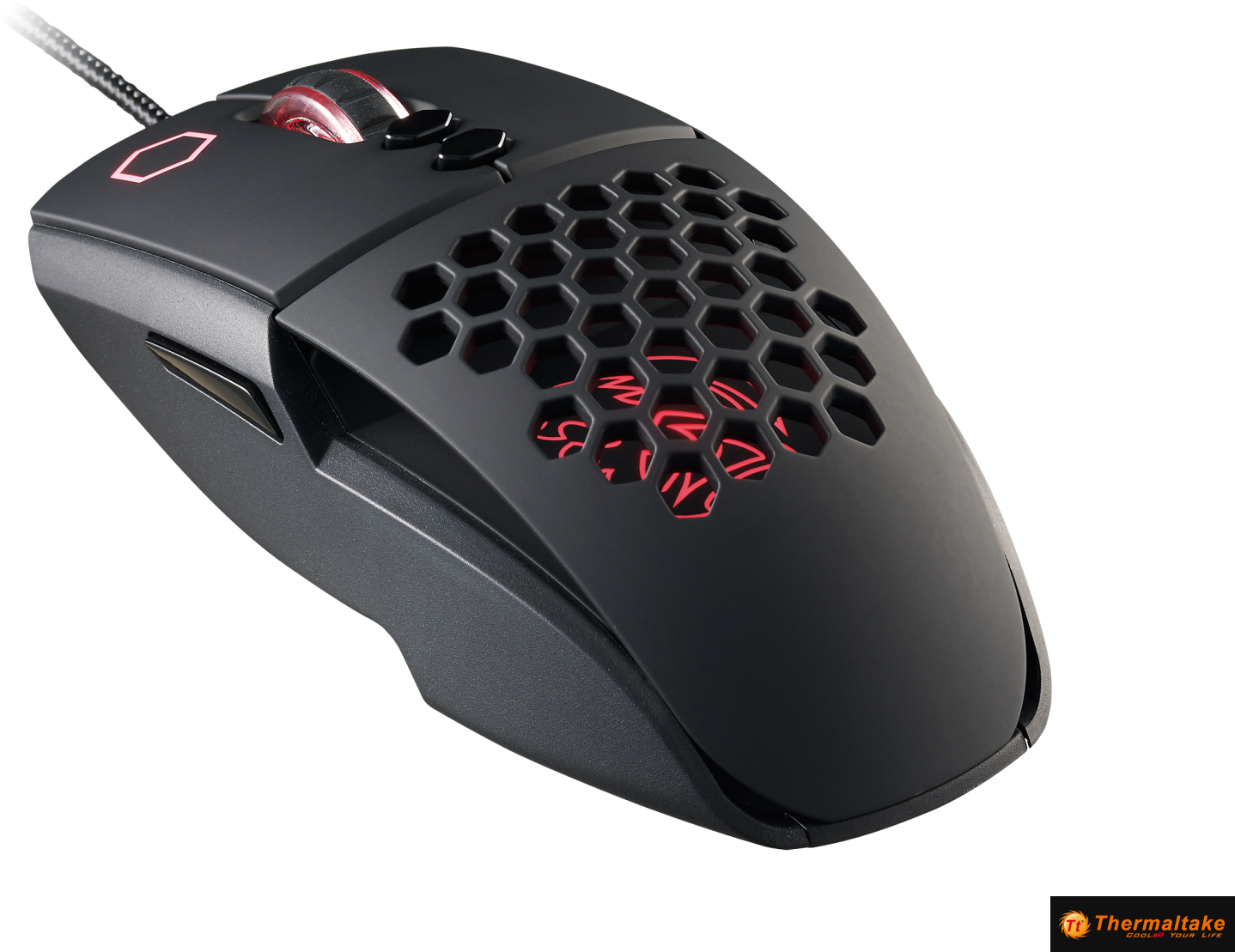 Ambidextrous Laser Gaming Mouse - Thermaltake Tt Esports Mouse (1579x1200), Png Download