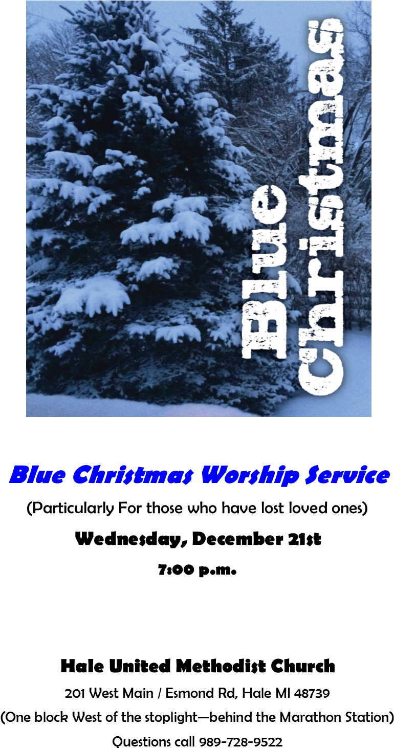 Blue Christmas Worship Service - St. Pauls Highfield Lutheran Church (1122x1500), Png Download