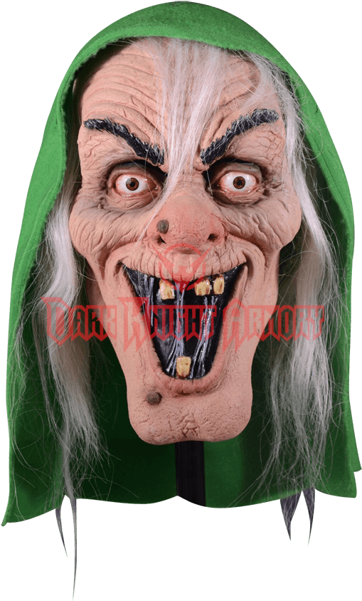 Old Witch Ec Mask (850x850), Png Download