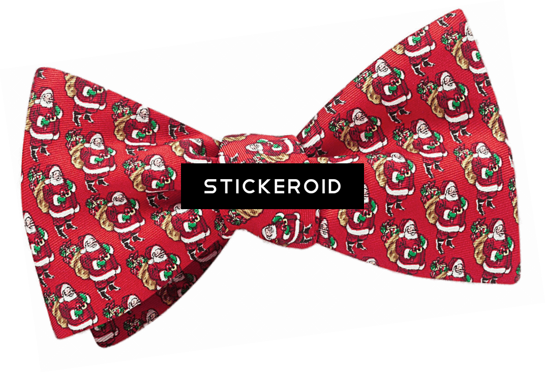 Christmas Bow Tie - Bow Tie (1072x733), Png Download
