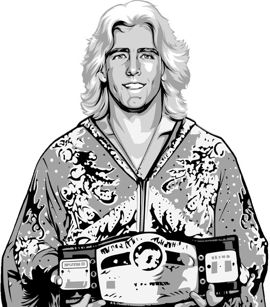 Ric Flair Is Considered By Many To Be The Greatest - Fan Art Ric Flair (553x628), Png Download