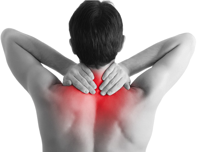 Back Pain Png Clipart - Dehydration Cramps Back Neck (750x503), Png Download