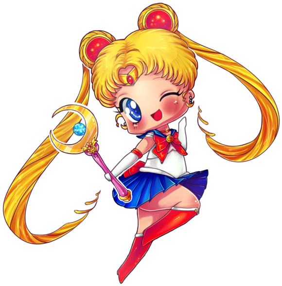 Free Sailor Moon Pagedoll By Greenmaggot-designs - Sailor Moon Designs (580x589), Png Download