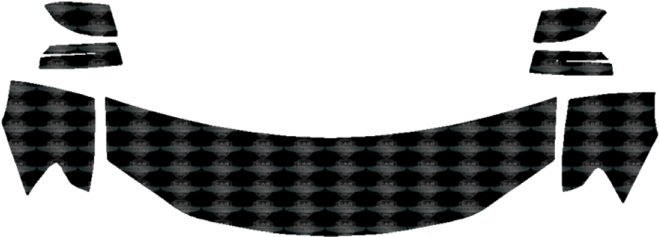 2015-2018 Chrysler 300 3m Clear Bra Standard Paint (980x700), Png Download