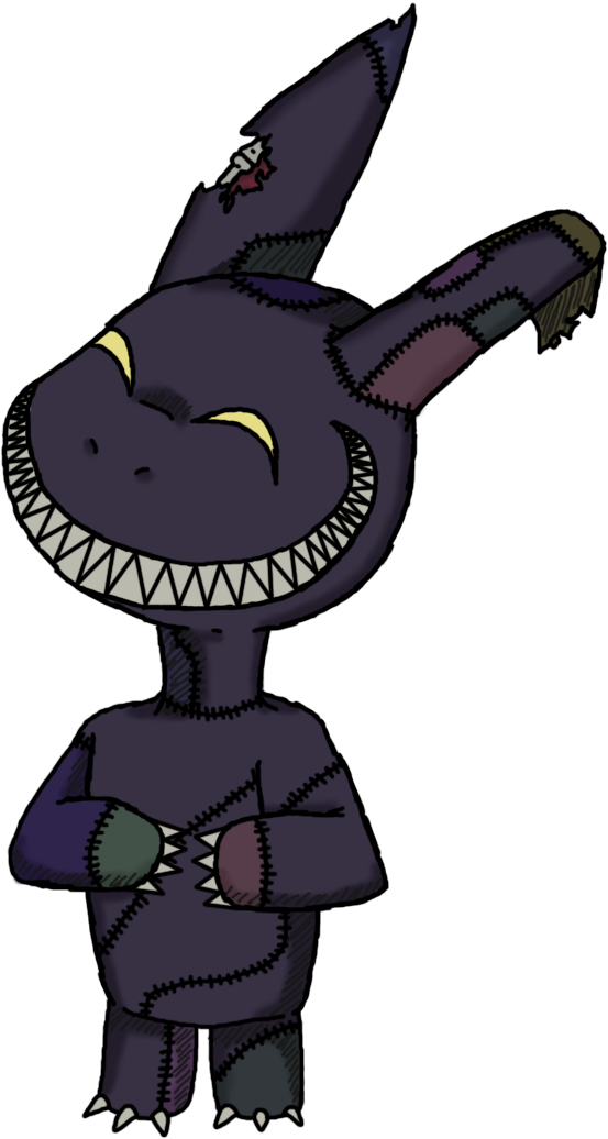 Patch Work Rabbit Design Came From A Few Ideas All - Cartoon (816x1269), Png Download