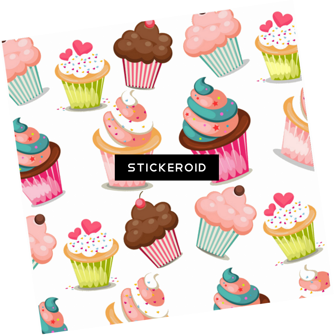 Cupcake Dessert Food - Guimize Giant Décor Color Cupcakes (1155x1156), Png Download