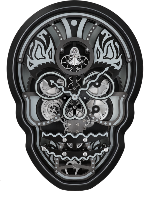 Vanitas Wall Clock Fiona Kruger Black - Fiona Kruger L Epee (933x700), Png Download