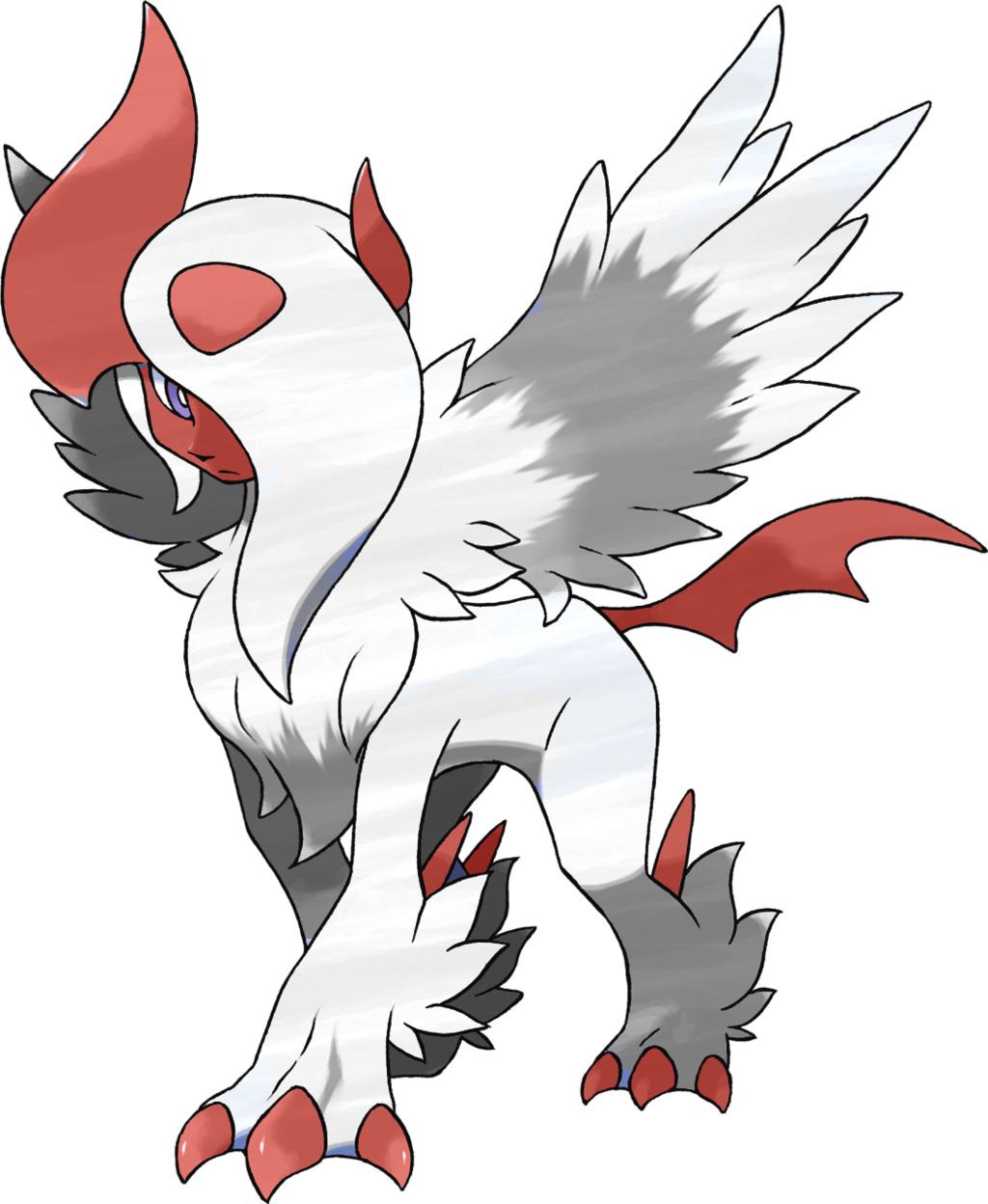 Shiny Mega Absol (1024x1248), Png Download