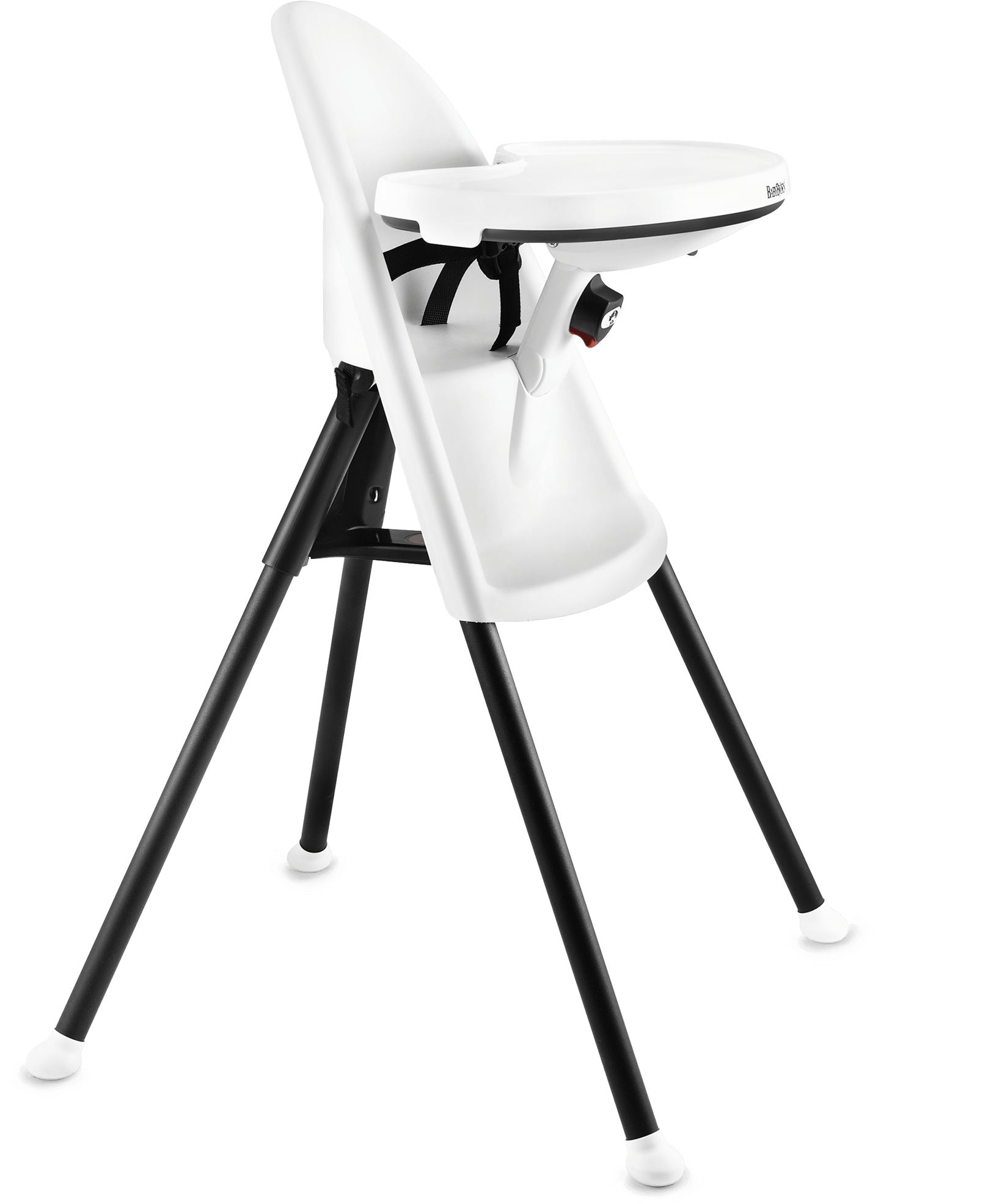High Chair - Baby Bjorn High Chair With Splat Mat- White (2676x1992), Png Download