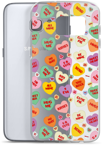 Candy Hearts Samsung Case - Iphone (600x600), Png Download