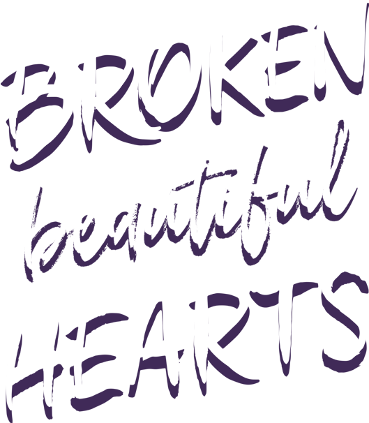 Broken Beautiful Hearts (700x609), Png Download