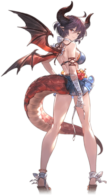 #granblue Fantasy Anne#harold - Granblue Fantasy Grea Summer (500x734), Png Download