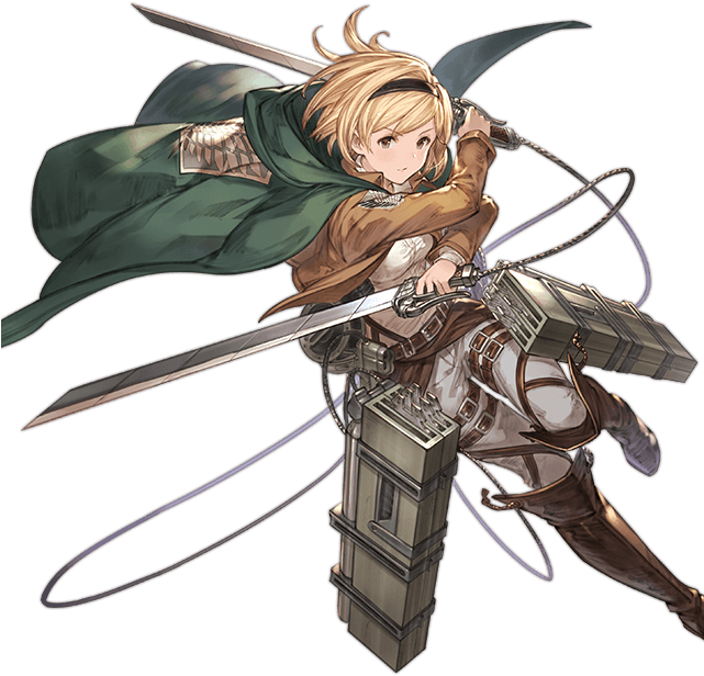 Gita Download Gita Image - Granblue Fantasy Crossover Attack On Titan (640x940), Png Download
