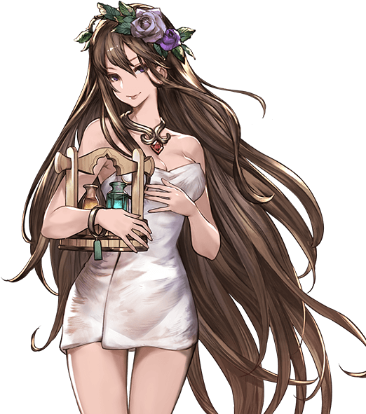 Rosetta Drawn By Minaba Hideo - Granblue Fantasy Rose Queen (640x688), Png Download