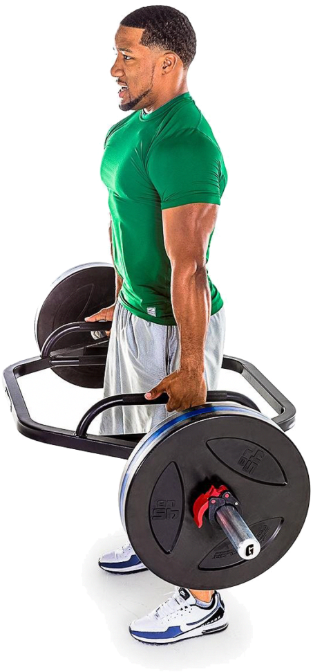 Hex Deadlift Bars Landmine Attachments Fitness Sliders - Exercise (556x1024), Png Download