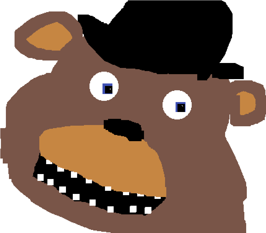Freddy Head - Five Nights At Freddy's (1000x1000), Png Download